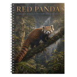 Röd Panda Himalayaskog DJUR Anteckningsbok