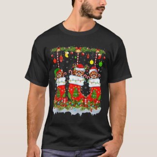 Röd Panda I Strumpor Lyser Röd Panda T Shirt