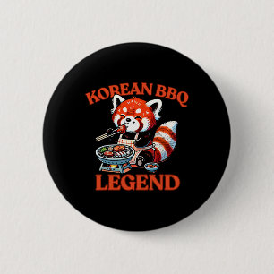 Röd Panda koreansk Bbq Legend Knapp