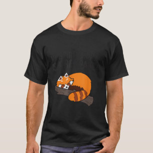 Röd panda Mitt andrattdjur är en röd panda. T Shirt