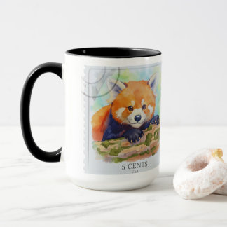 Röd panda mugg