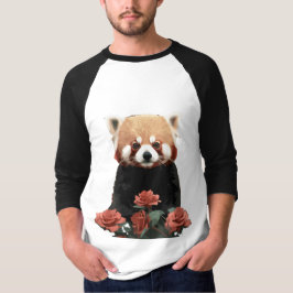 Röd panda och ro t shirt
