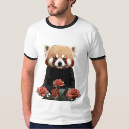 Röd panda och ro t shirt