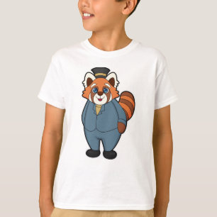 Röd Panda som Brudgum med Hatt T Shirt