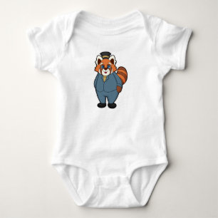 Röd Panda som brudgum med hatt T Shirt