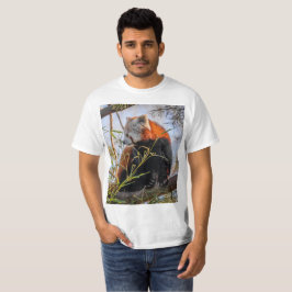 Röd panda t shirt