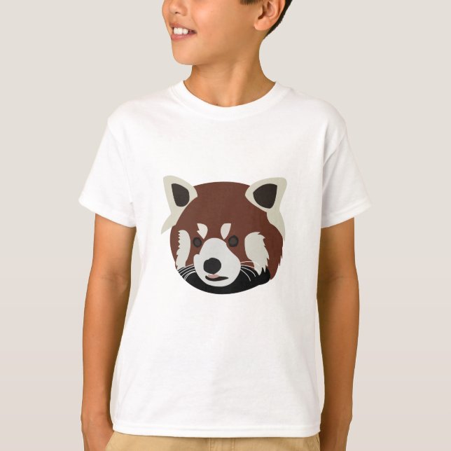 Röd Panda  T Shirt (Framsida)