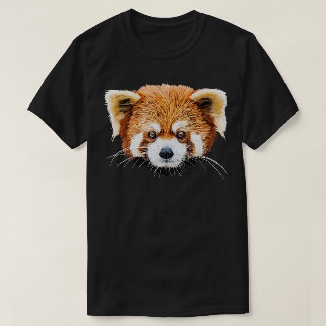 Röd panda t shirt (Design framsida)
