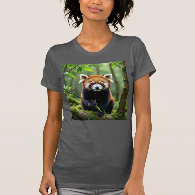 Röd Panda  T Shirt (Framsida)