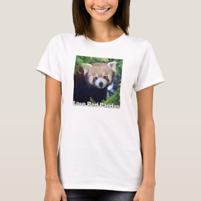Röd Panda Tee Shirt (Framsida)