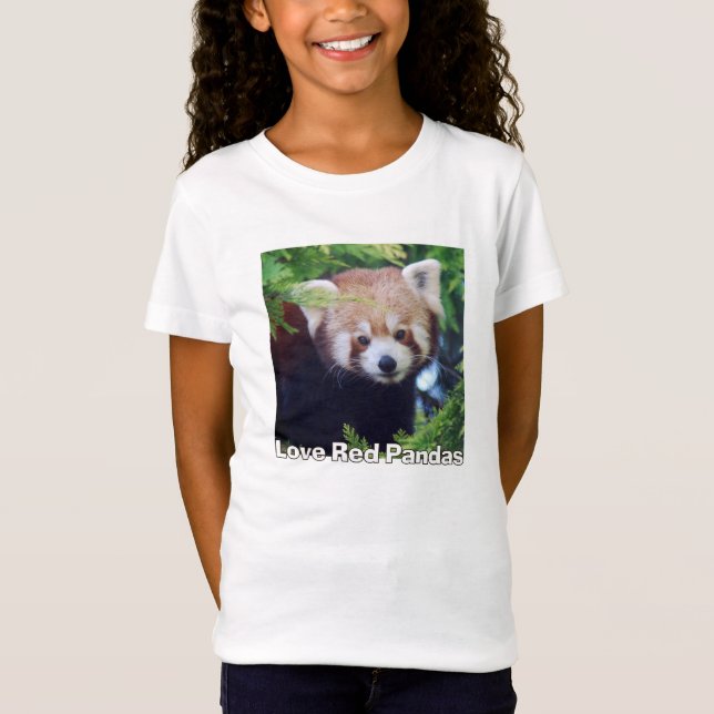 Röd Panda Tee Shirt (Framsida)