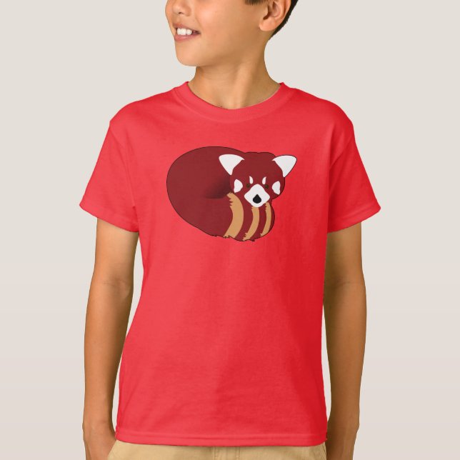 Röd Panda Tee Shirt (Framsida)
