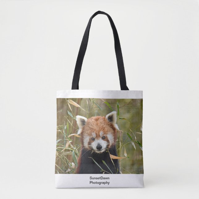 Röd panda tygkasse (Framsida)