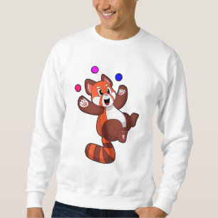 Röd panda vid Jugel Circus.PNG Lång Ärmad Tröja