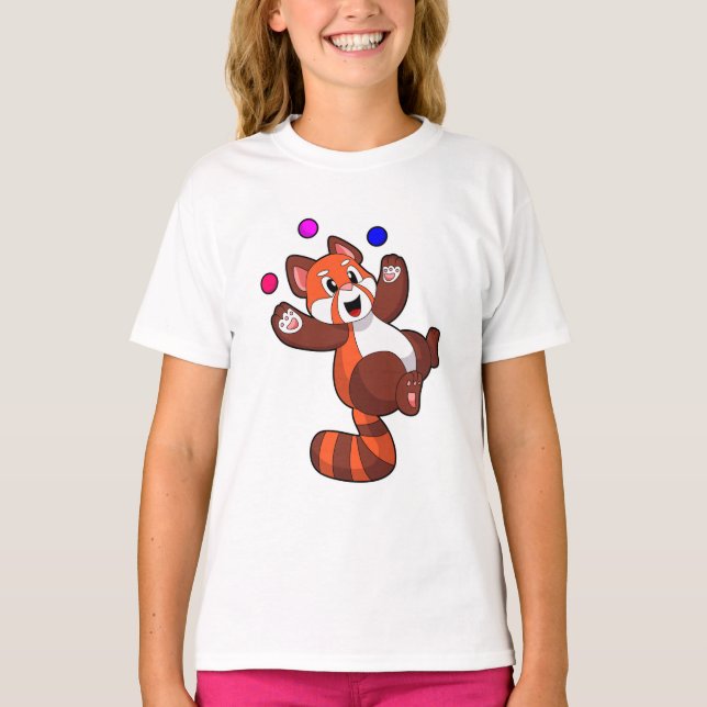 Röd panda vid Jugel Circus.PNG T Shirt (Framsida)