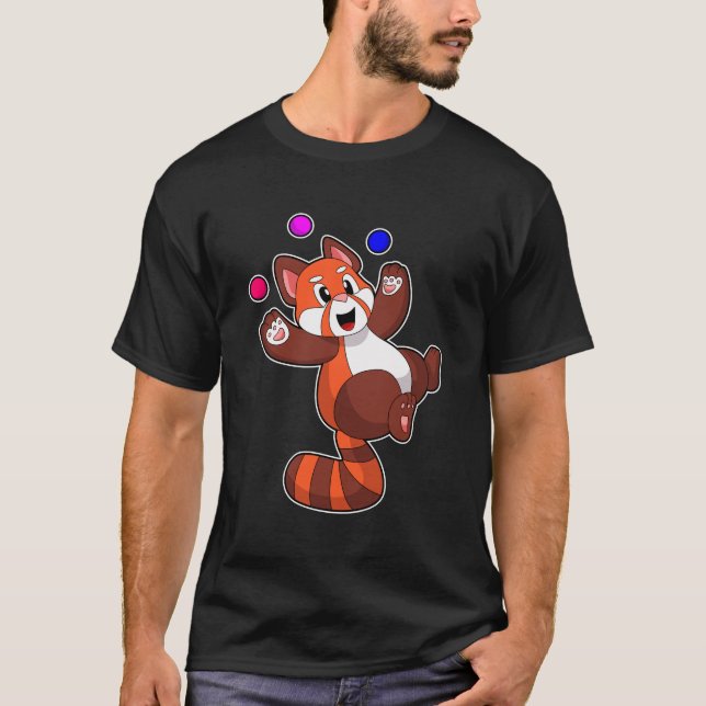 Röd panda vid Jugel Circus.PNG T Shirt (Framsida)