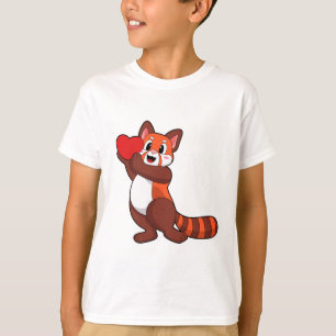 Röd panda vid Kärlek med Heart.PNG T Shirt