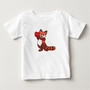 Röd panda vid Kärlek med Heart.PNG T Shirt