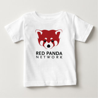 Röd Pandalogotyputslagsplats T Shirt