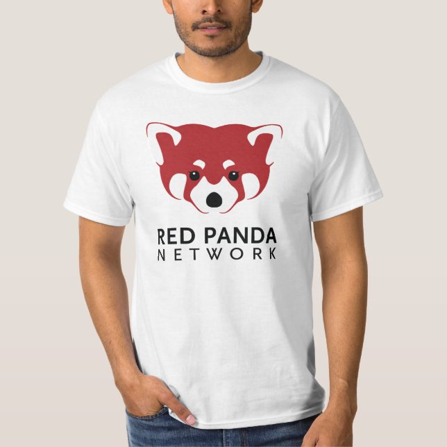 Röd Pandalogotyputslagsplats Tee (Framsida)