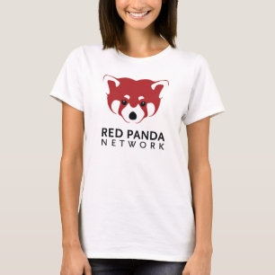 Röd Pandalogotyputslagsplats Tee