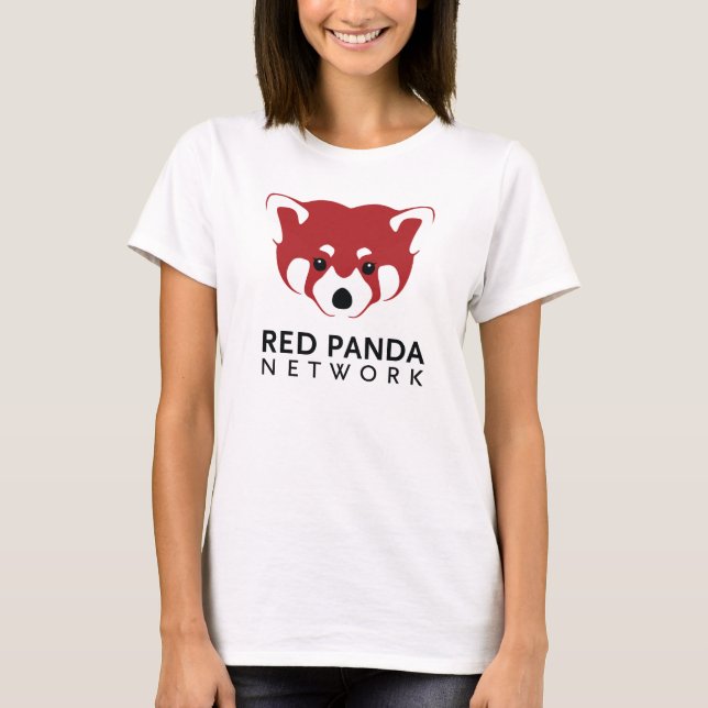 Röd Pandalogotyputslagsplats Tee (Framsida)