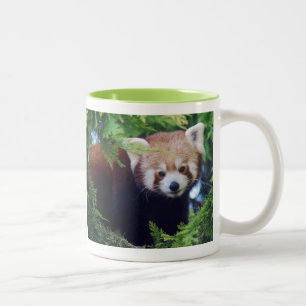 Röd Pandamugg Två-Tonad Mugg