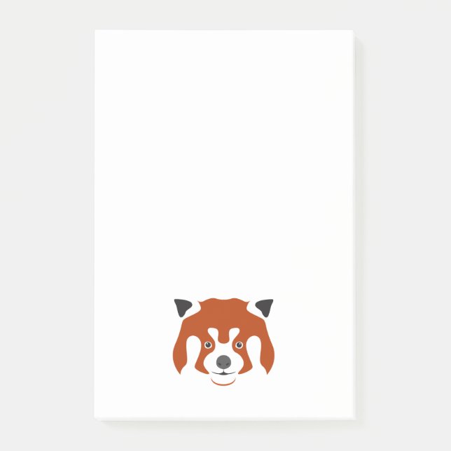 RÖD PANDASYNN POST-IT BLOCK (Framsida)