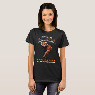 Röd PandaT-tröja - kvinnor T-shirt