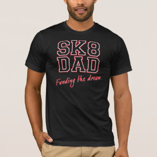 Röd PAPPA SK8 - betala drömmen - - mörk T Shirt