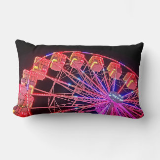 Röd pariserhjul  lumbarkudde