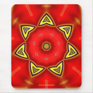 Röd påsklilja Mousepad Musmatta