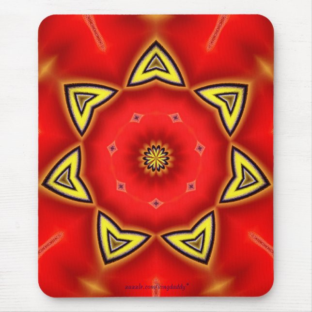 Röd påsklilja Mousepad Musmatta (Framsidan)