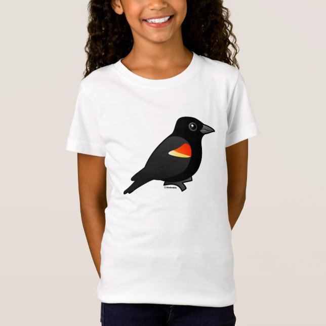 Röd-påskyndad Blackbird Tee (Framsida)