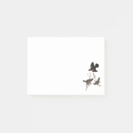 Röd-påskyndad Blackbird vid Audubon Post-it Block