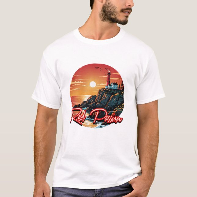 Röd passion t shirt (Framsida)