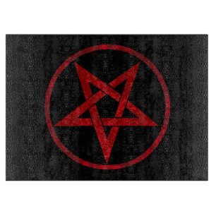Röd pentagram