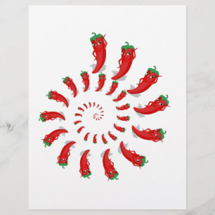 Röd Peppar Diva Spiral