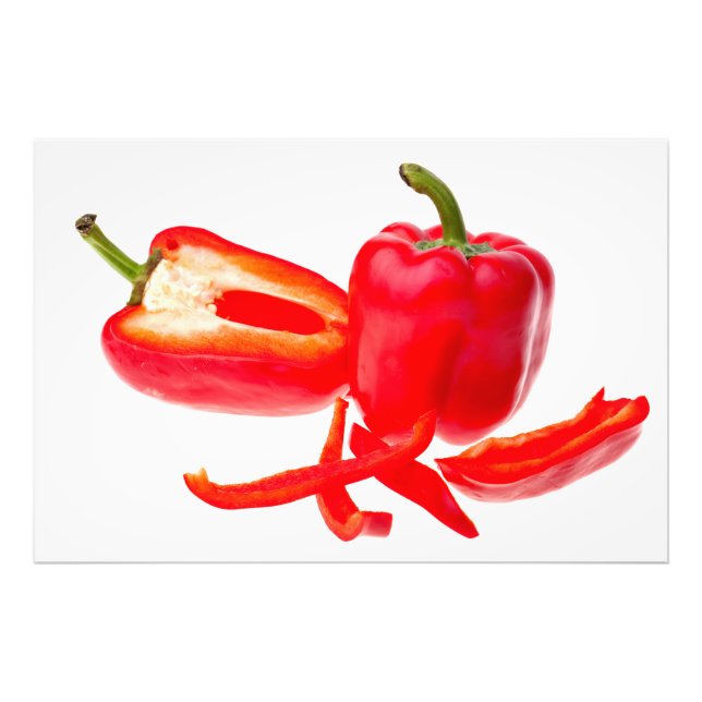 Röd peppar fototryck (Framsidan)