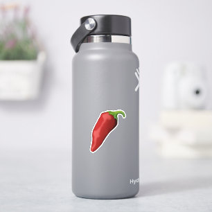 Röd peppar klistermärken