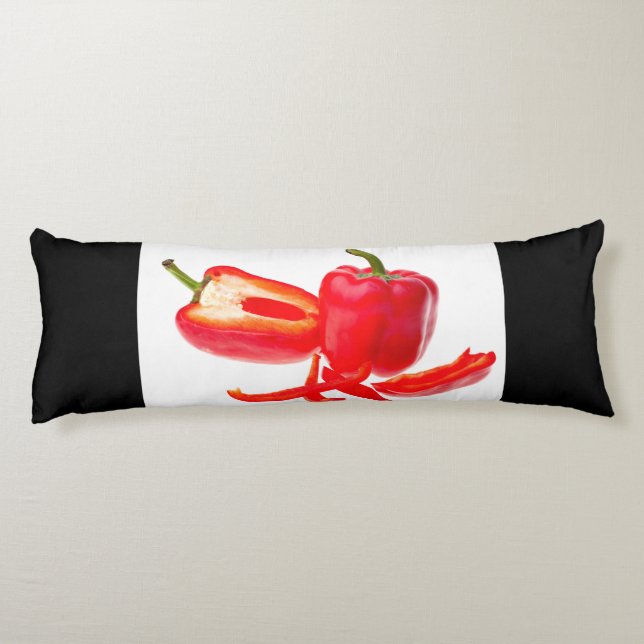 Röd peppar kroppskudde (Baksidan)