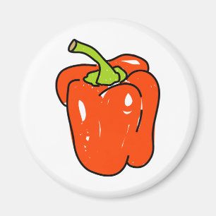 Röd peppar magnet