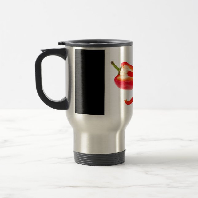 Röd peppar resemugg (Vänster)