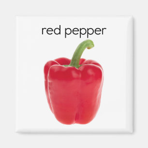 Röd pepparkylskåpmagnet magnet