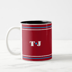Röd Personlig Två-Tonad Mugg