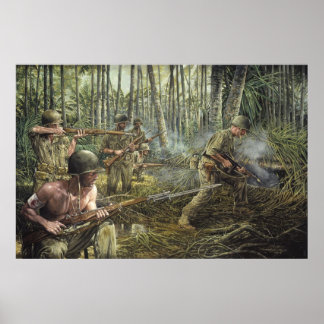 Röd pil i Krig av Michael Gnatek Print Poster