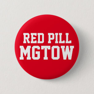 Röd Pill MGTOW Knapp