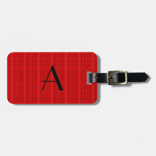 Röd pläd för Monogram Bagagebricka