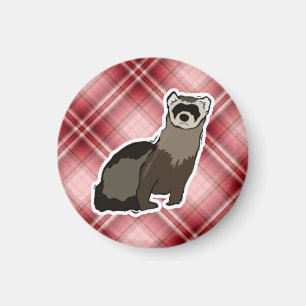 Röd plädvessla magnet