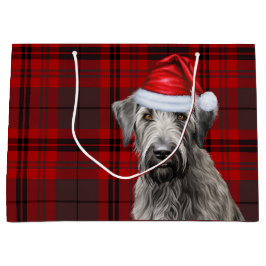 Röd Plaid Irländsk Varghund Hundälskare Semester